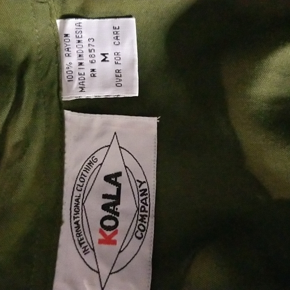 Vintage Koala International Clothing Company-Tunic Button Down Blouse - Picture 8 of 8